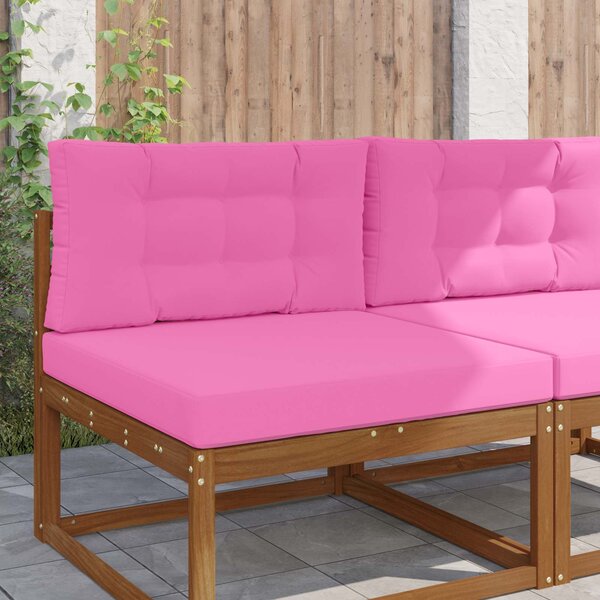 Venkovní polštář na pohovku 2 pcs Růžová Polyester