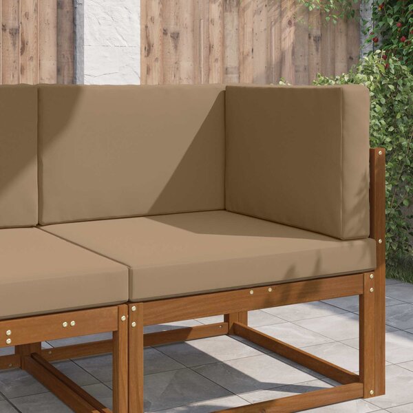 Venkovní polštář na pohovku 3 pcs Taupe Polyester