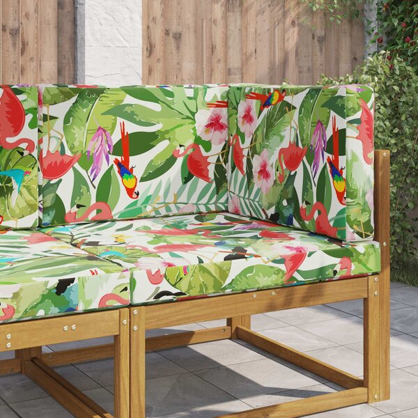 Venkovní polštář na pohovku 3 pcs pestrá Polyester