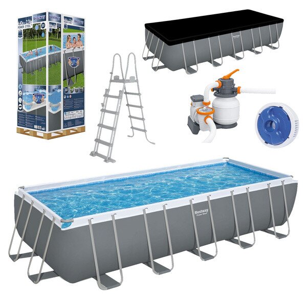 Bazén BESTWAY Steel Pro MAX BES5612b s příslušenstvím 274x132x640 cm