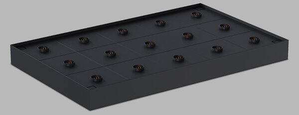 LED2 A139903 Venkovní stolní svítidlo ROXY MINI MULTIPLE CHARGING TABLE nabíječka černá
