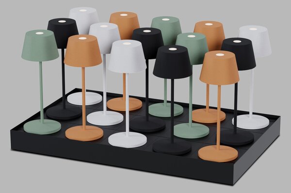 LED2 A139903 Venkovní stolní svítidlo ROXY MINI MULTIPLE CHARGING TABLE nabíječka černá