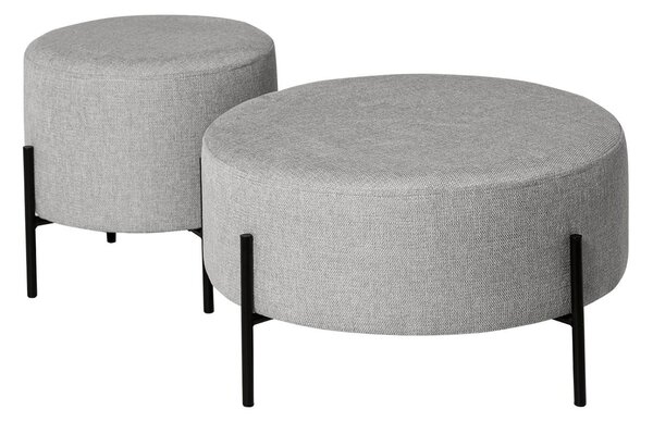 Taburet amila Ø 60 cm šedý