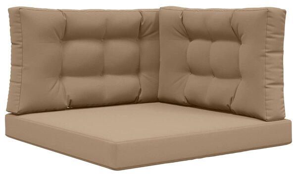Venkovní polštář na pohovku 3 pcs Taupe Polyester