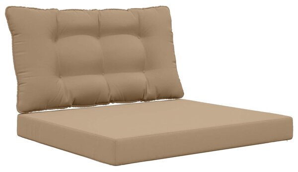 Venkovní polštář na pohovku Polyester Taupe 80 x 68,5 x 8 cm