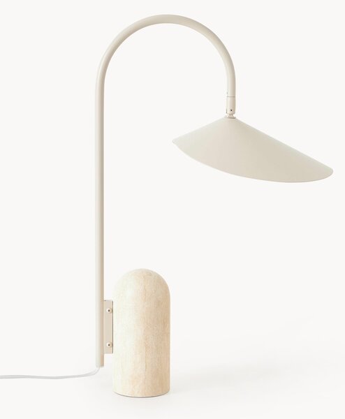 Velká nastavitelná stolní lampa's mramorovou podstavou Arum