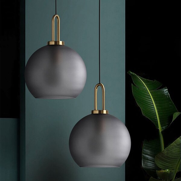 Toolight - Stropní svítidlo 20cm 1xE27 60W PP626-1CP, šedá, OSW-05630