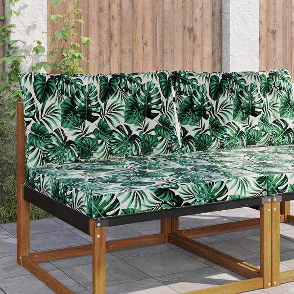 Venkovní polštář na pohovku Polyester Vzor listů Vzor listů