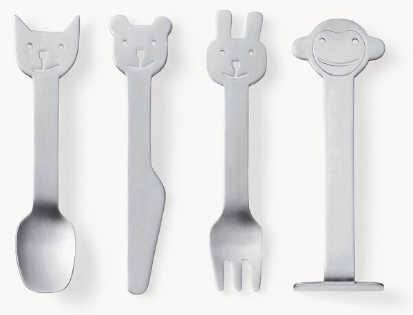 Sada dětských příborů Animal Friends, 4 díly
