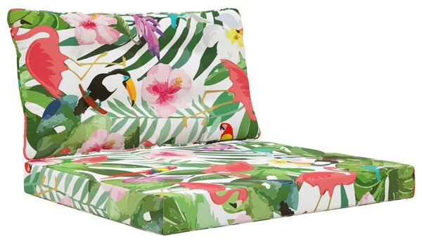 Venkovní polštář na pohovku Polyester pestrá 80 x 68,5 x 8 cm
