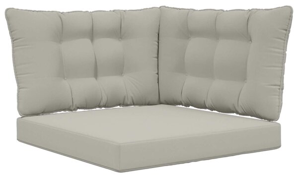 Venkovní polštář na pohovku Polyester Šedý 80 x 43 x 10 cm