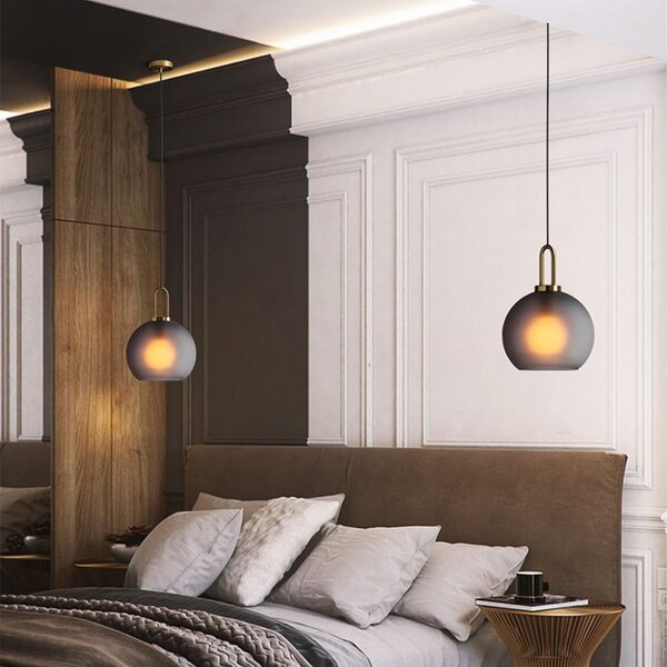 Toolight - Stropní svítidlo 20cm 1xE27 60W PP626-1CP, šedá, OSW-05630