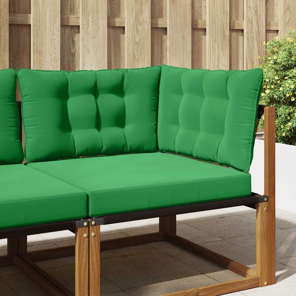 Venkovní polštář na pohovku Polyester Zelená 80 x 43 x 10 cm