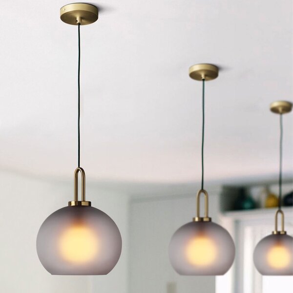 Toolight - Stropní svítidlo 20cm 1xE27 60W PP626-1CP, šedá, OSW-05630