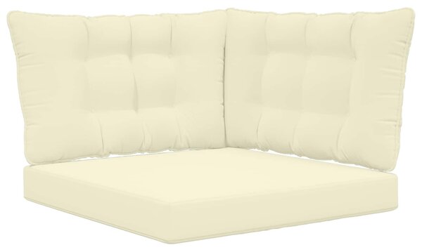 Venkovní polštář na pohovku Polyester Krémová 80 x 43 x 10 cm
