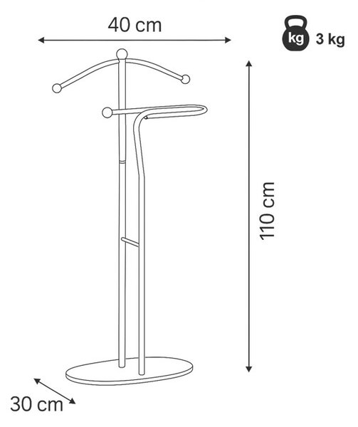 Němý sluha Autronic 83213 CR