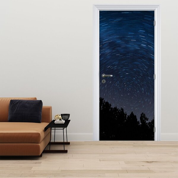 Fototapeta na dveře - Noční obloha (95x205cm)