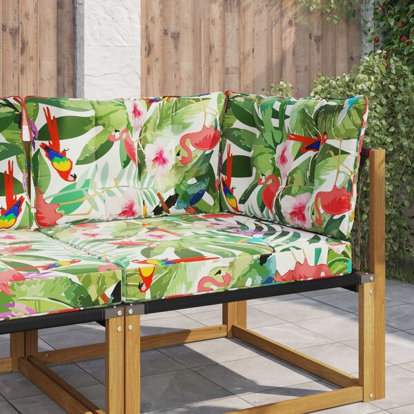 Venkovní polštář na pohovku Polyester pestrá 80 x 43 x 10 cm