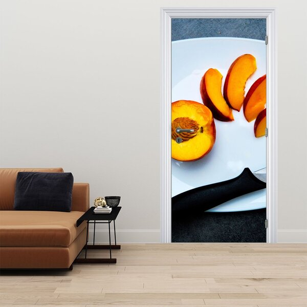 Fototapeta na dveře - Broskev (95x205cm)