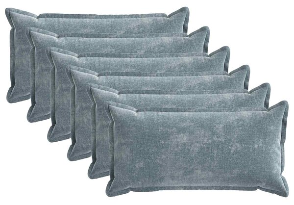 Povlak na polštář 6 pcs HOUTEN Světle modrá 40 x 70 cm