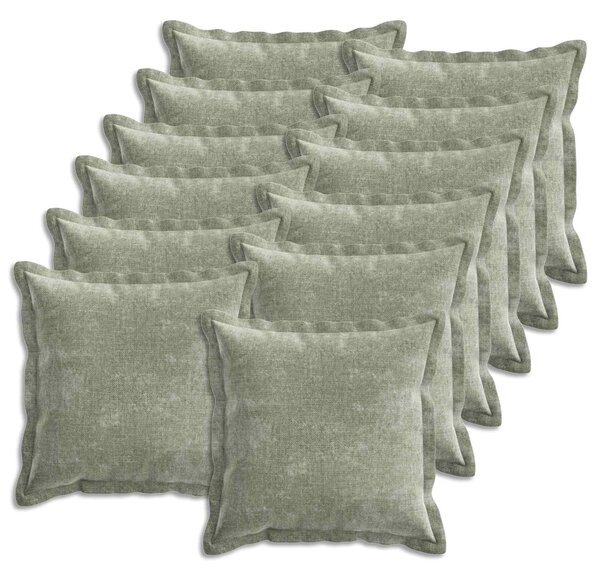 Povlak na polštář 12 pcs HOUTEN Zelená 40 x 40 cm
