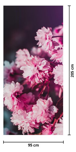 Fototapeta na dveře - Květy stromu (95x205cm)