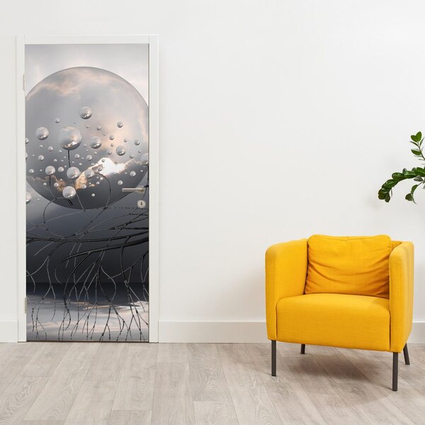 Fototapeta na dveře - Abstraktní koule (95x205cm)
