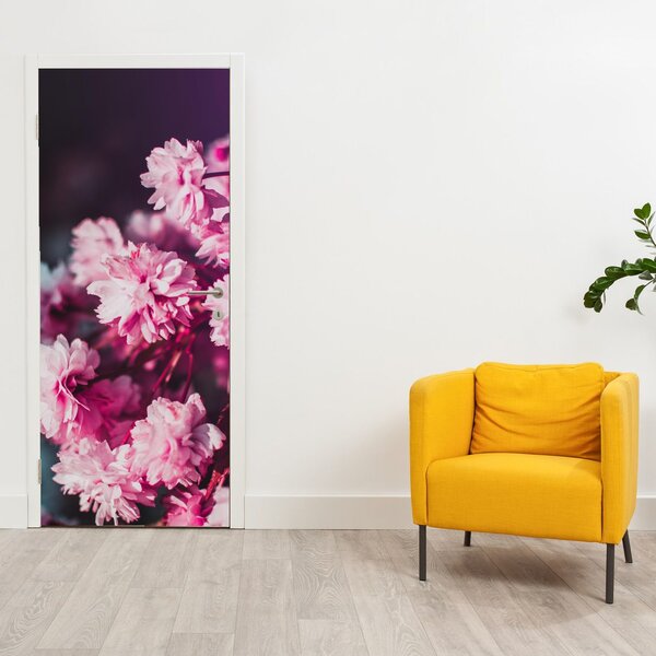 Fototapeta na dveře - Květy stromu (95x205cm)