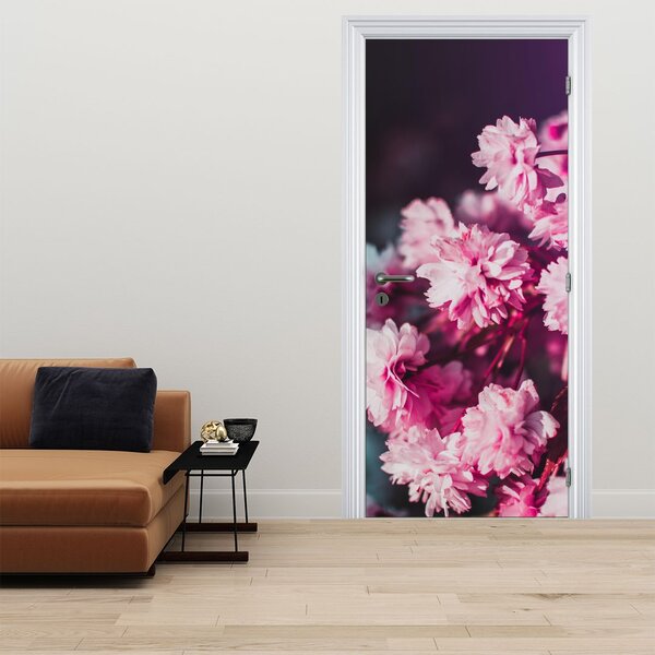 Fototapeta na dveře - Květy stromu (95x205cm)