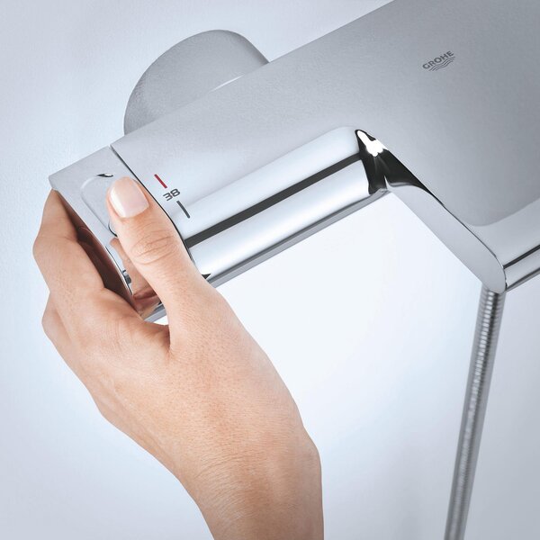 Grohe Grohtherm vanová baterie na stěnu s termostatem chrom 34174001
