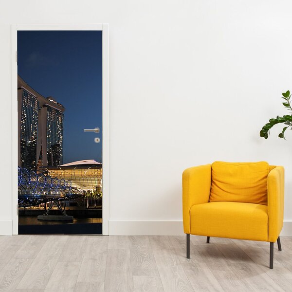 Fototapeta na dveře - Metropole (95x205cm)
