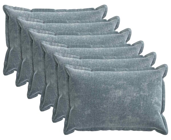 Povlak na polštář 6 pcs HOUTEN Světle modrá 50 x 75 cm