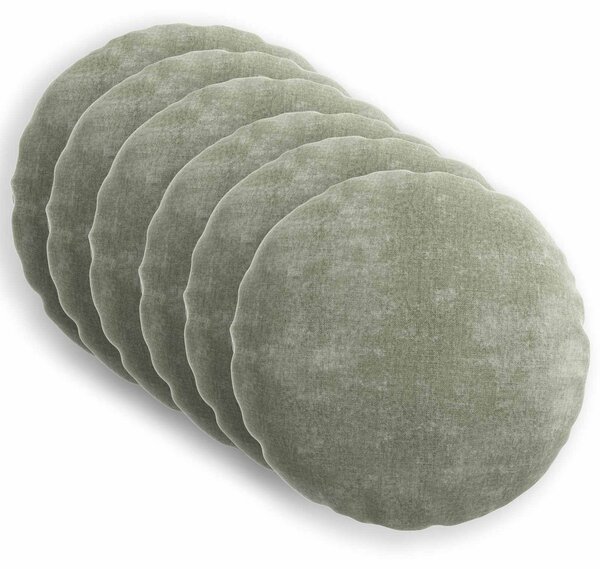 Povlak na polštář 6 pcs HEERLEN Zelená Ø 60 cm