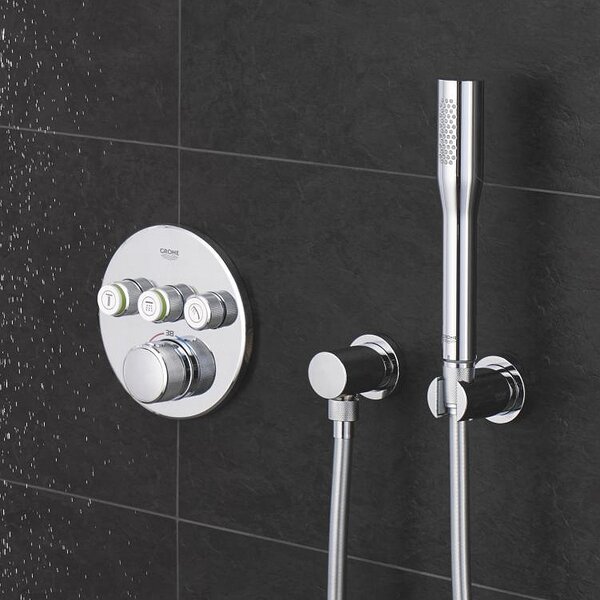 Grohe Grohtherm SmartControl vanová baterie pod omítku s termostatem StarLight Chrome 29121000
