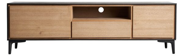 Tv skříňka sabraso 145 x 40 cm černo-přírodní