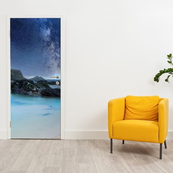 Fototapeta na dveře - Pláž (95x205cm)