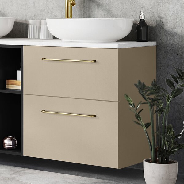 Elita Look skříňka 60x44.9x63.5 cm pod umyvadlo závěsná béžová RE010601027020