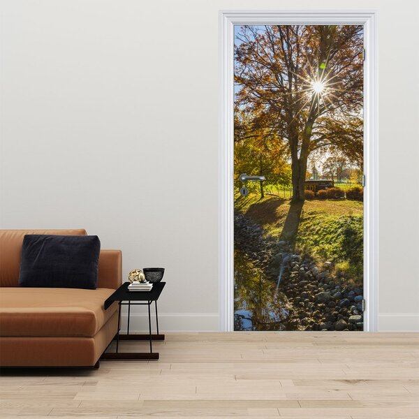 Fototapeta na dveře - Vodní kánal (95x205cm)