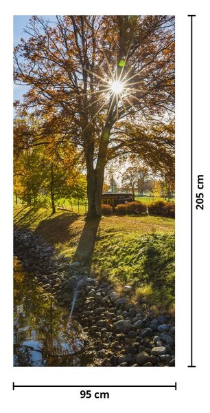 Fototapeta na dveře - Vodní kánal (95x205cm)