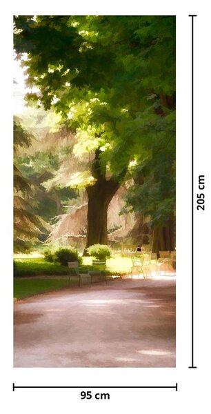 Fototapeta na dveře - Park (95x205cm)