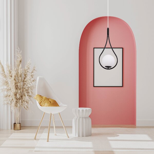 Toolight Závěsné osvětlení Modern D16 G111-1W černé