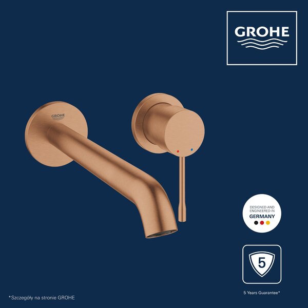 Grohe Essence New umyvadlová baterie pod omítku Brushed Warm Sunset 19967DL1