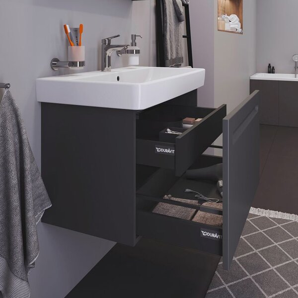 Duravit No. 1 skříňka 74x42.6x47.8 cm pod umyvadlo závěsná grafitová N14383049490000