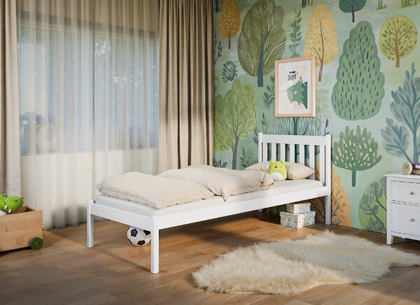 Lano Furniture Dětská postel MARTIN bílá Rozměr (cm): 90x200