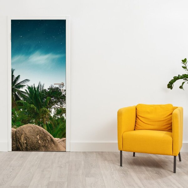 Fototapeta na dveře - Palmy (95x205cm)