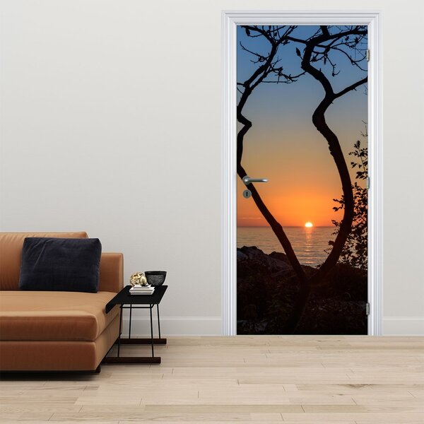 Fototapeta na dveře - Západ slunce (95x205cm)