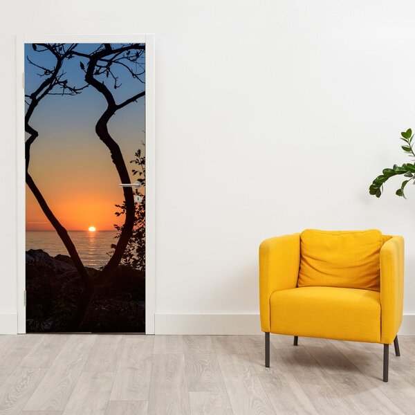 Fototapeta na dveře - Západ slunce (95x205cm)