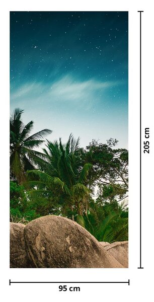 Fototapeta na dveře - Palmy (95x205cm)