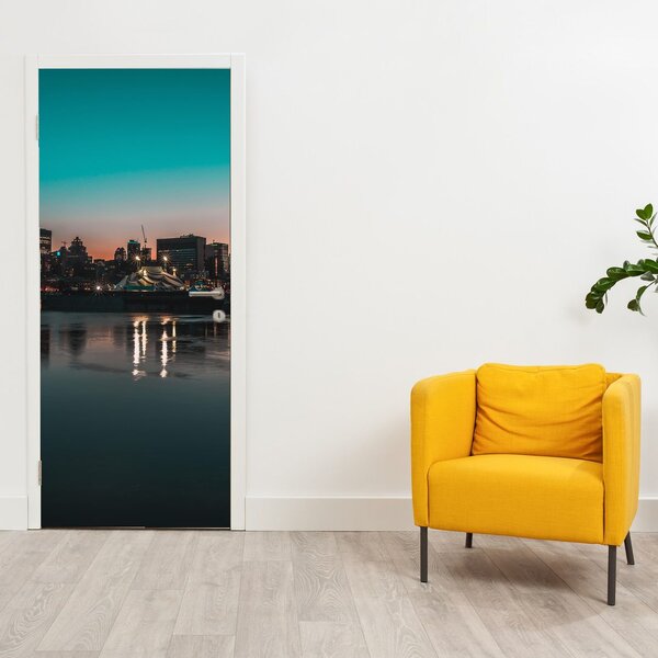Fototapeta na dveře - Velkoměsto (95x205cm)