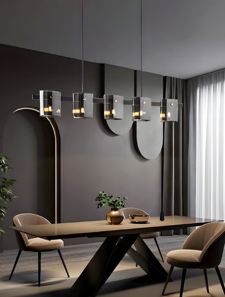 Toolight Stropní osvětlení Modern Black APP1706-5CP GREY